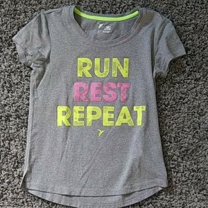 Gray "Run, Rest, Repeat" T-Shirt